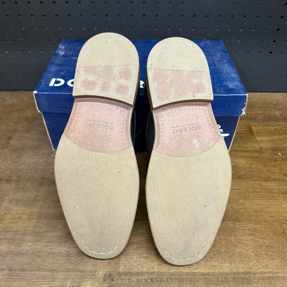 Used W/ Box! Men's Dockers Black Bronson Business Casual Shoes Size 8.5W - Picture 5 of 5